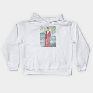 Serene Standing Buddha Kids Hoodie